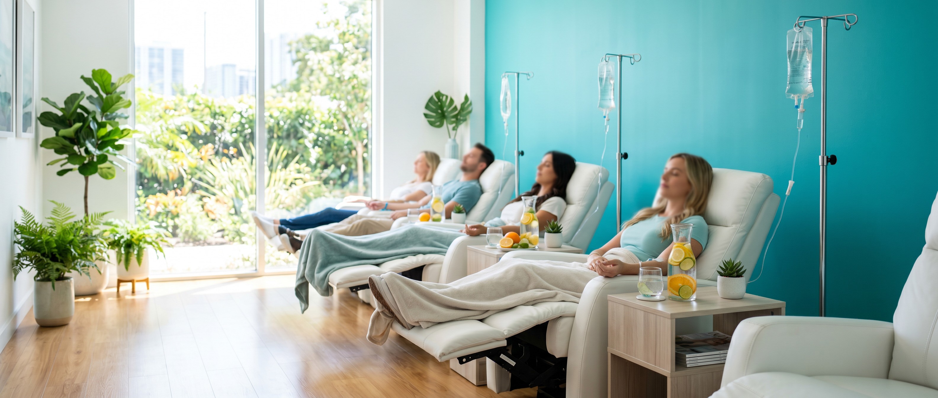 IV lounge treatment room